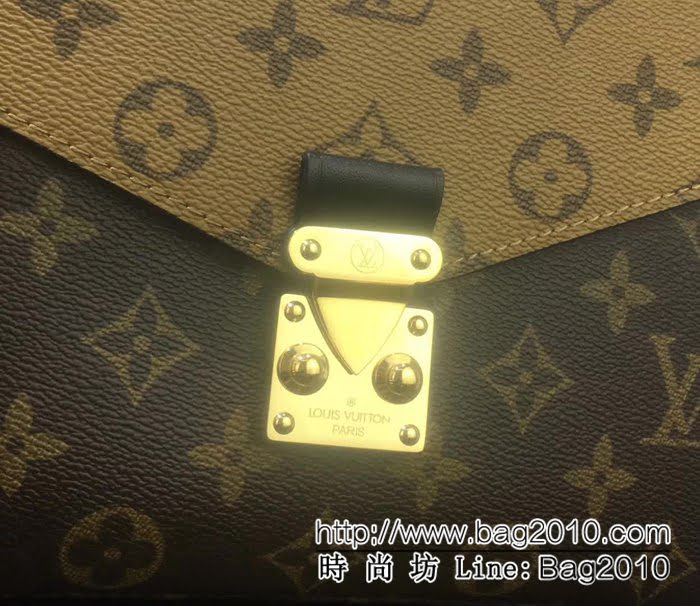 路易威登LV頂級原單2018新款M41465黃花 Pochette Metis斜跨包 YDH1315